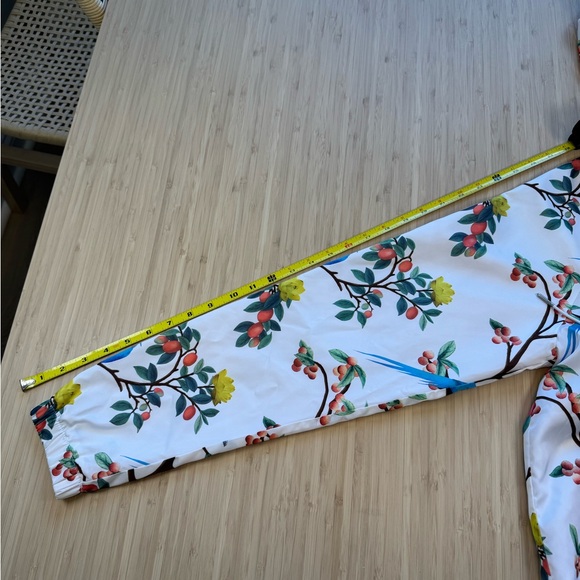 Forever 21 White Bird Floral Pattern Men’s S Zip-Up Hoodie Windbreaker - Picture 4 of 9